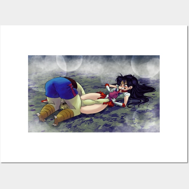 Sailor Mars VS Boxy - PRINT Wall Art by deucenine